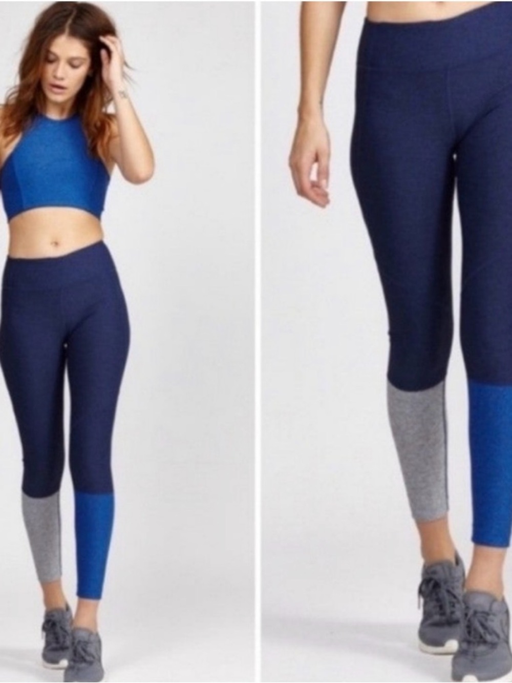 Iconic Outdoor Voices Color block Ankle Length Leggings